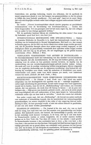 Eerste pagina van het artikel zoals het is gepubliceerd in het tijdschrift