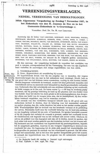 Eerste pagina van het artikel zoals het is gepubliceerd in het tijdschrift