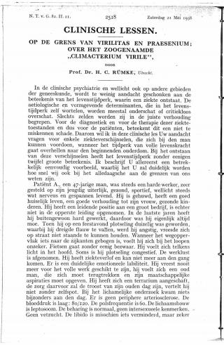 Eerste pagina van het artikel zoals het is gepubliceerd in het tijdschrift