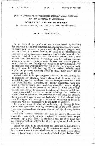 Eerste pagina van het artikel zoals het is gepubliceerd in het tijdschrift