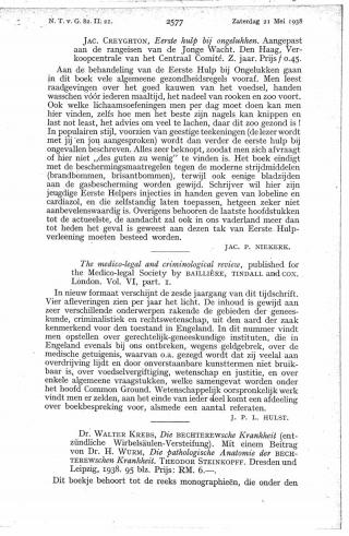 Eerste pagina van het artikel zoals het is gepubliceerd in het tijdschrift