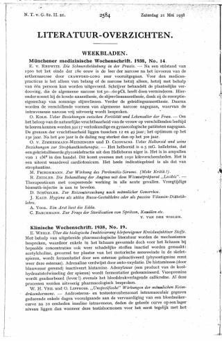 Eerste pagina van het artikel zoals het is gepubliceerd in het tijdschrift