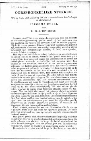 Eerste pagina van het artikel zoals het is gepubliceerd in het tijdschrift