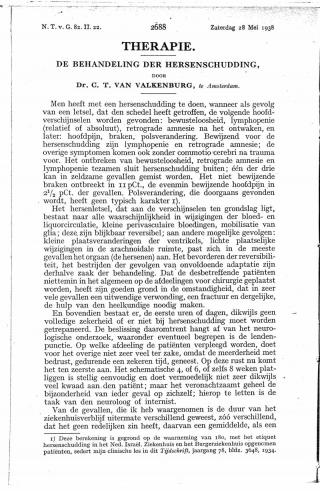 Eerste pagina van het artikel zoals het is gepubliceerd in het tijdschrift