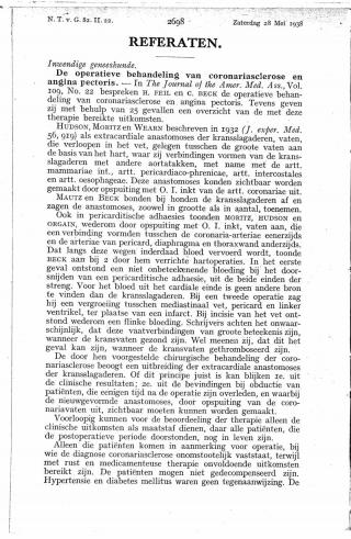 Eerste pagina van het artikel zoals het is gepubliceerd in het tijdschrift