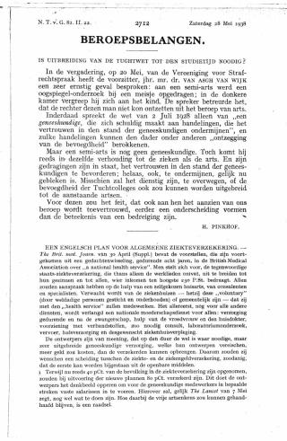 Eerste pagina van het artikel zoals het is gepubliceerd in het tijdschrift