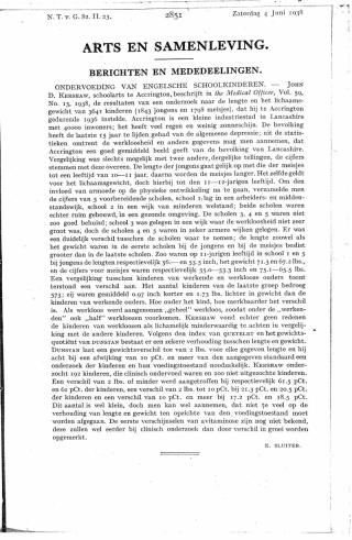 Eerste pagina van het artikel zoals het is gepubliceerd in het tijdschrift