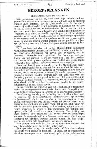 Eerste pagina van het artikel zoals het is gepubliceerd in het tijdschrift