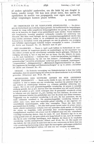 Eerste pagina van het artikel zoals het is gepubliceerd in het tijdschrift