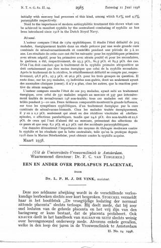 Eerste pagina van het artikel zoals het is gepubliceerd in het tijdschrift