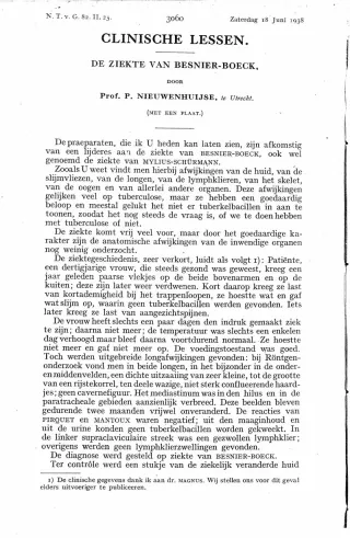 Eerste pagina van het artikel zoals het is gepubliceerd in het tijdschrift