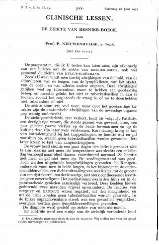 Eerste pagina van het artikel zoals het is gepubliceerd in het tijdschrift