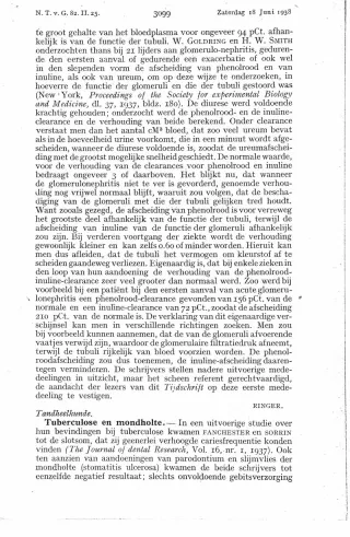 Eerste pagina van het artikel zoals het is gepubliceerd in het tijdschrift