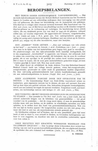 Eerste pagina van het artikel zoals het is gepubliceerd in het tijdschrift
