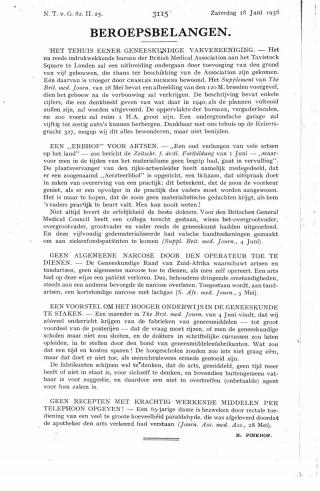 Eerste pagina van het artikel zoals het is gepubliceerd in het tijdschrift