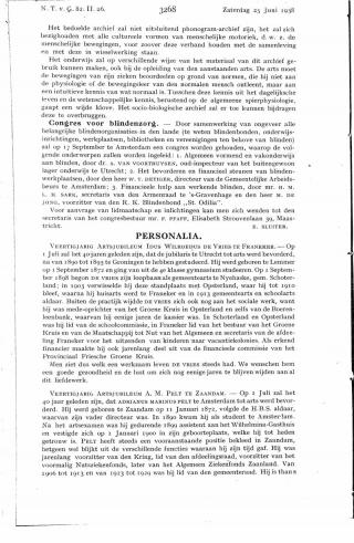 Eerste pagina van het artikel zoals het is gepubliceerd in het tijdschrift