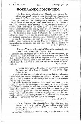 Eerste pagina van het artikel zoals het is gepubliceerd in het tijdschrift