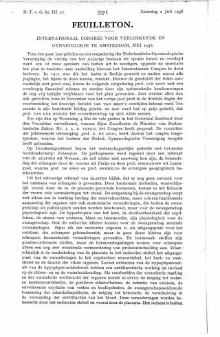 Eerste pagina van het artikel zoals het is gepubliceerd in het tijdschrift