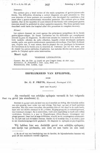 Eerste pagina van het artikel zoals het is gepubliceerd in het tijdschrift