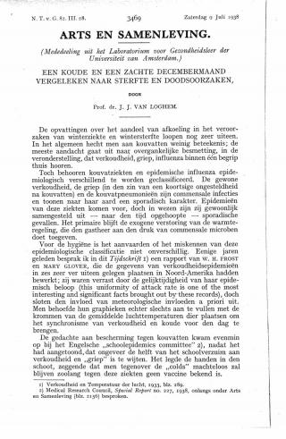 Eerste pagina van het artikel zoals het is gepubliceerd in het tijdschrift