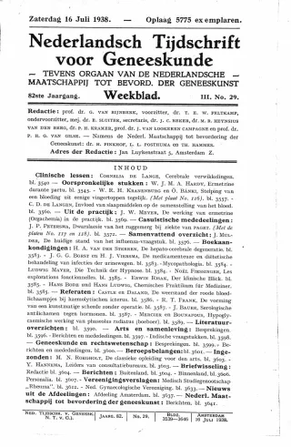 Eerste pagina van het artikel zoals het is gepubliceerd in het tijdschrift