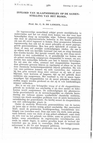 Eerste pagina van het artikel zoals het is gepubliceerd in het tijdschrift