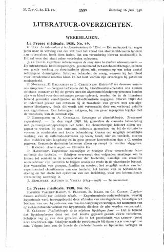 Eerste pagina van het artikel zoals het is gepubliceerd in het tijdschrift