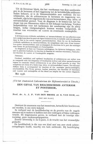 Eerste pagina van het artikel zoals het is gepubliceerd in het tijdschrift