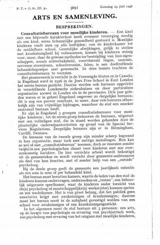 Eerste pagina van het artikel zoals het is gepubliceerd in het tijdschrift