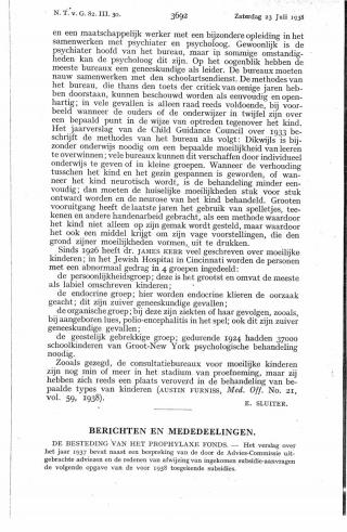 Eerste pagina van het artikel zoals het is gepubliceerd in het tijdschrift