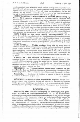 Eerste pagina van het artikel zoals het is gepubliceerd in het tijdschrift