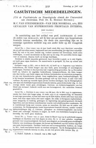 Eerste pagina van het artikel zoals het is gepubliceerd in het tijdschrift