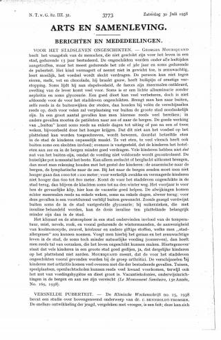 Eerste pagina van het artikel zoals het is gepubliceerd in het tijdschrift