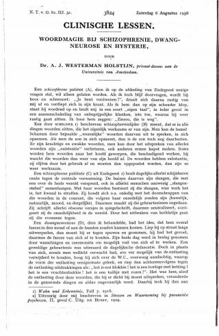 Eerste pagina van het artikel zoals het is gepubliceerd in het tijdschrift