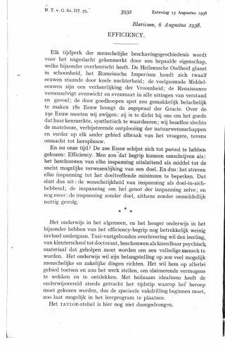Eerste pagina van het artikel zoals het is gepubliceerd in het tijdschrift