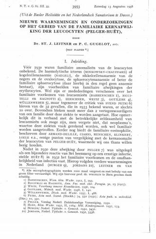 Eerste pagina van het artikel zoals het is gepubliceerd in het tijdschrift