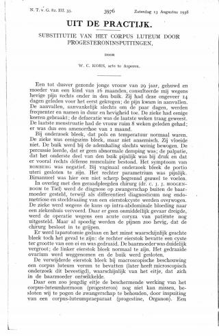 Eerste pagina van het artikel zoals het is gepubliceerd in het tijdschrift