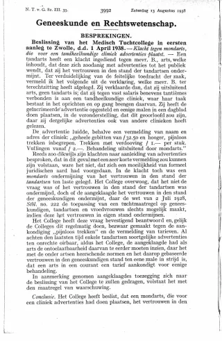 Eerste pagina van het artikel zoals het is gepubliceerd in het tijdschrift