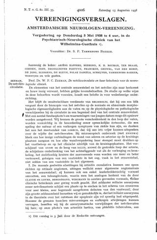 Eerste pagina van het artikel zoals het is gepubliceerd in het tijdschrift