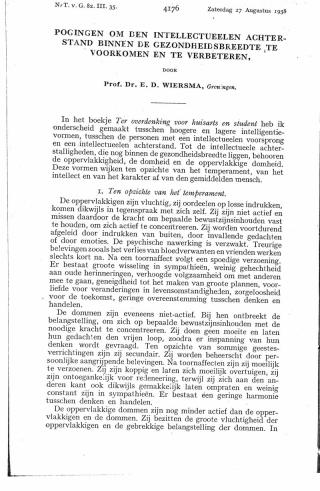 Eerste pagina van het artikel zoals het is gepubliceerd in het tijdschrift