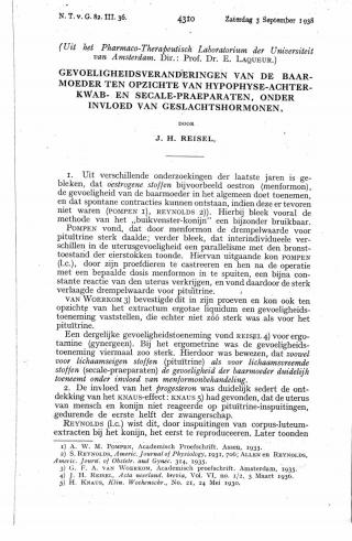 Eerste pagina van het artikel zoals het is gepubliceerd in het tijdschrift