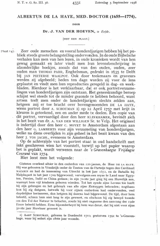 Eerste pagina van het artikel zoals het is gepubliceerd in het tijdschrift