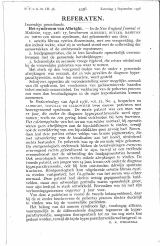Eerste pagina van het artikel zoals het is gepubliceerd in het tijdschrift