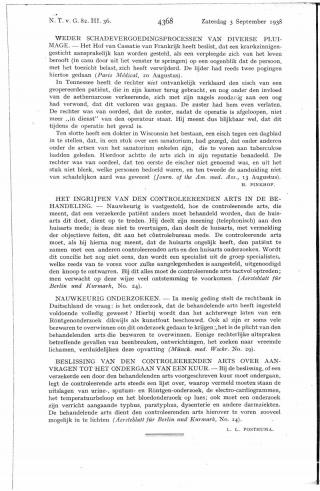 Eerste pagina van het artikel zoals het is gepubliceerd in het tijdschrift