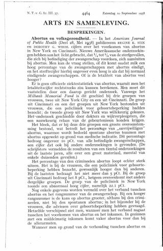 Eerste pagina van het artikel zoals het is gepubliceerd in het tijdschrift