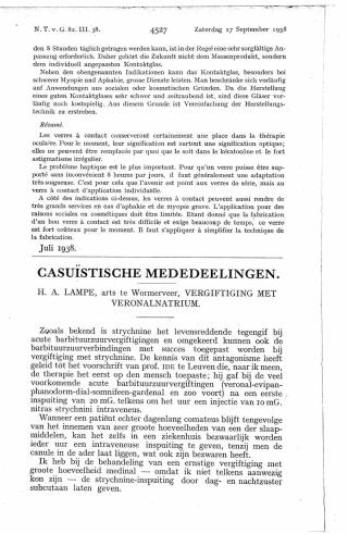 Eerste pagina van het artikel zoals het is gepubliceerd in het tijdschrift
