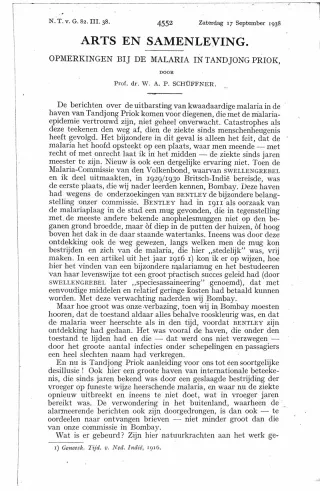 Eerste pagina van het artikel zoals het is gepubliceerd in het tijdschrift