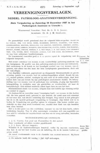 Eerste pagina van het artikel zoals het is gepubliceerd in het tijdschrift