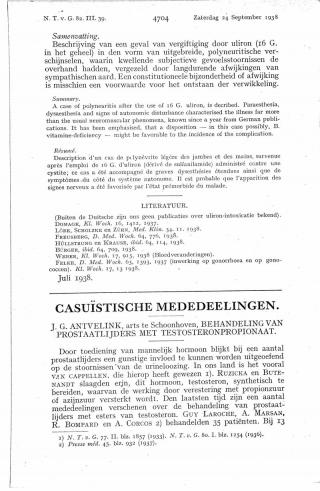 Eerste pagina van het artikel zoals het is gepubliceerd in het tijdschrift