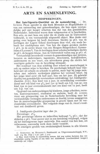 Eerste pagina van het artikel zoals het is gepubliceerd in het tijdschrift